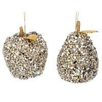 Goudkleurige pailletten fruit