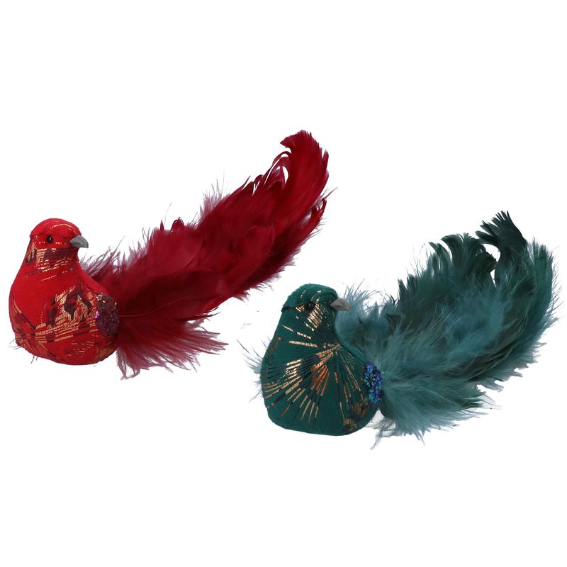 Vogel op knip Rood of Groen