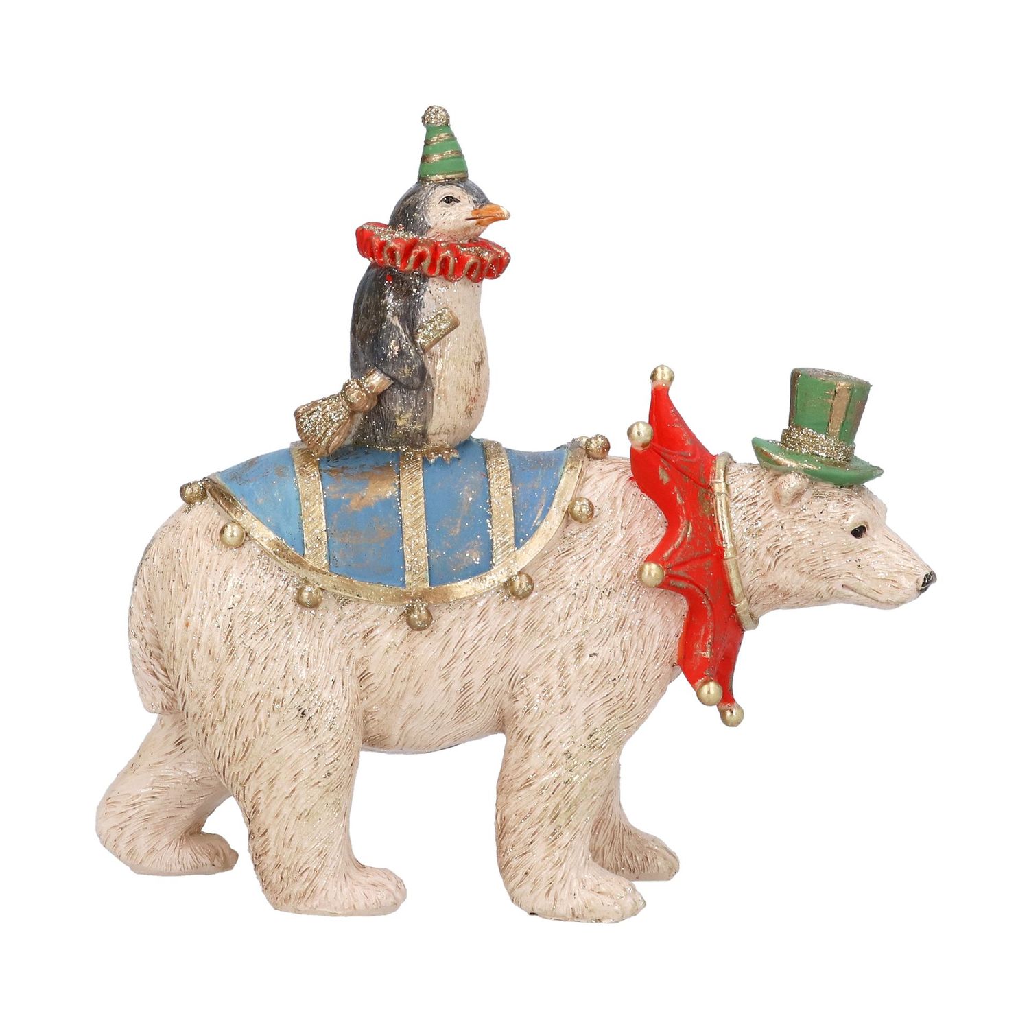 Circusbeer met pinguïn