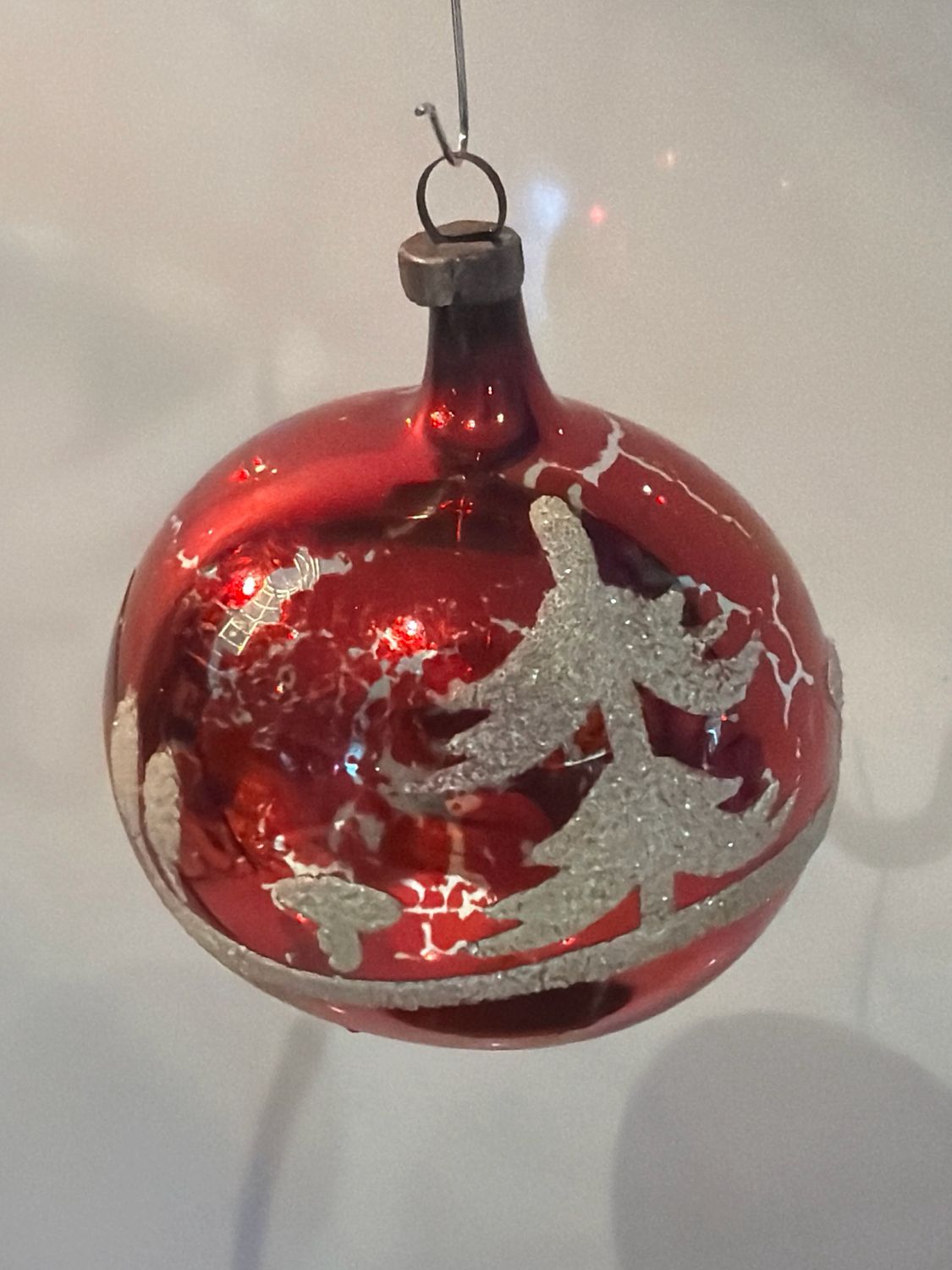 Rode gesuikerde kerstboom / jr 50