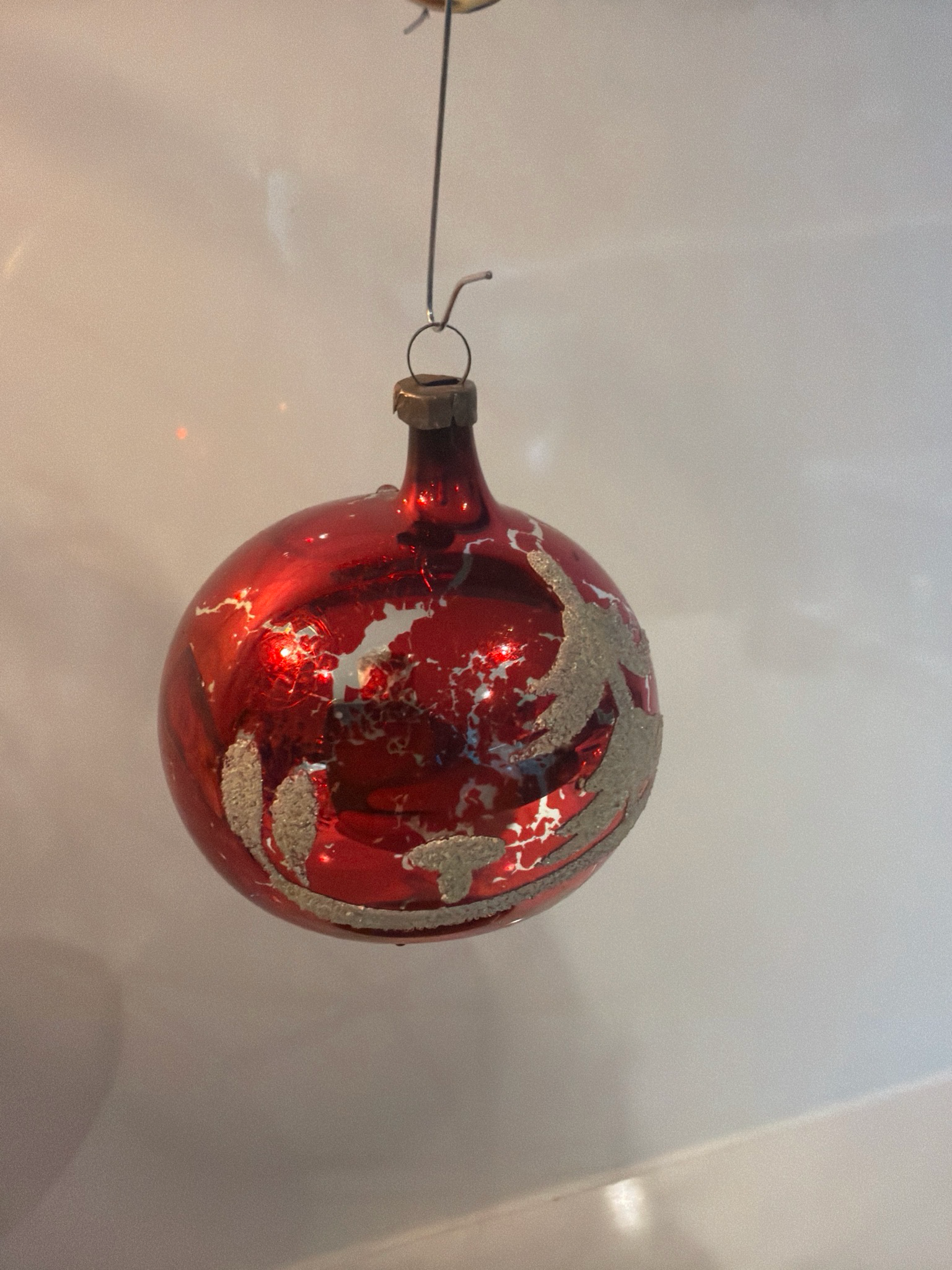 Rode gesuikerde kerstboom / jr 50