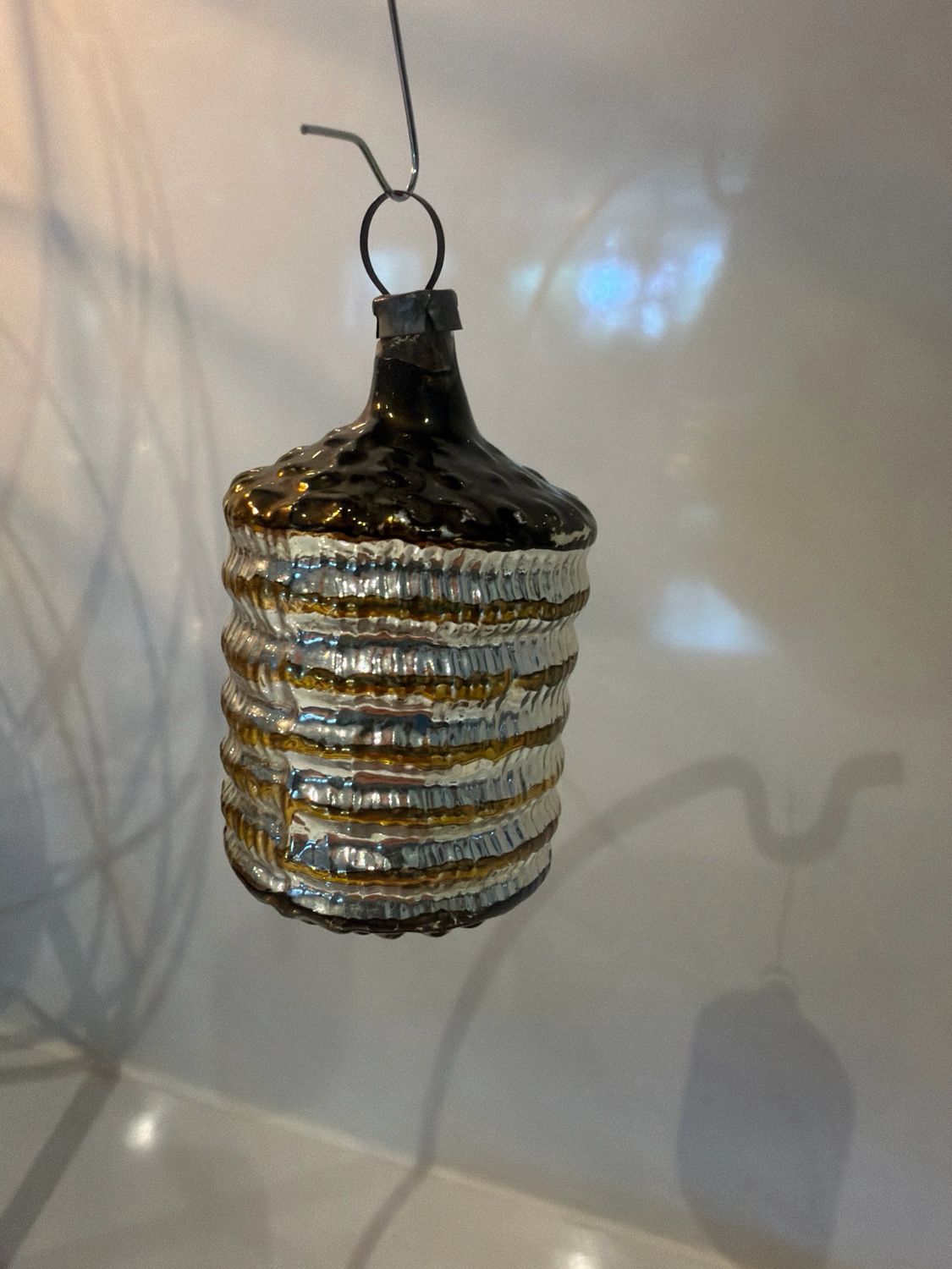 Lampion groen, goud, zilver / jr 50