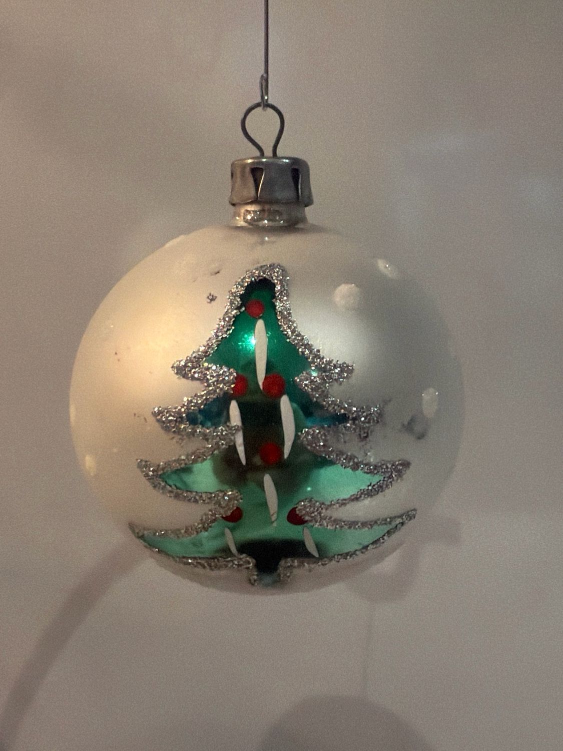 Zilver kerstboom / jr 60