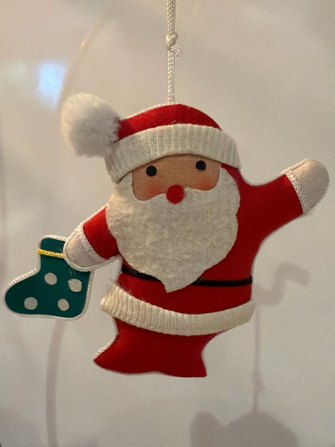 Kerstman vilt/ stof / jr 60