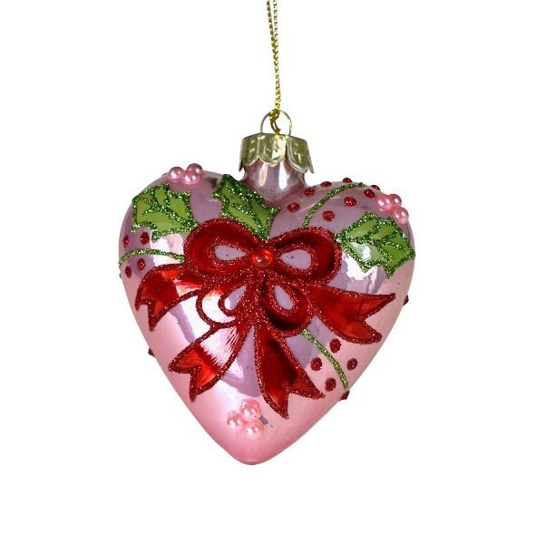 Roze hart, rode strik