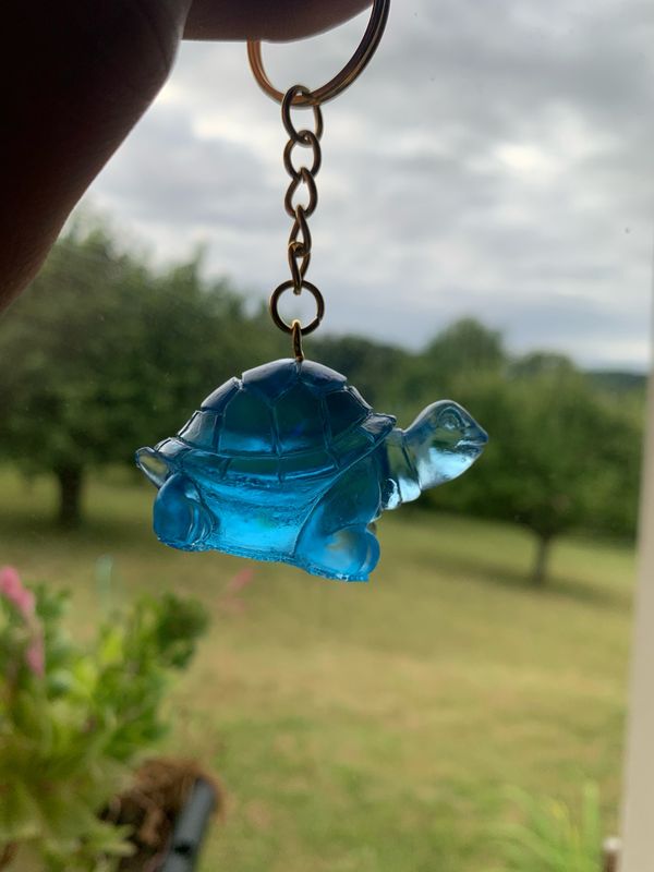 Porte clef tortue océan
