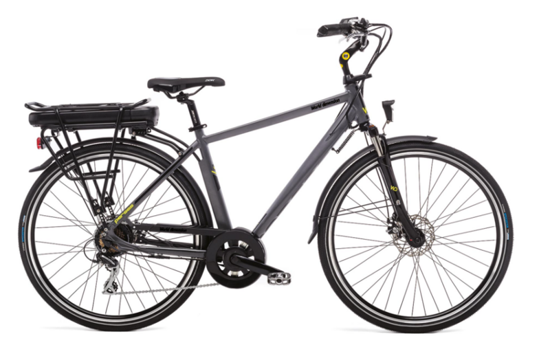 City E-bike World dimension bike Perses man - Grigio scuro opaco City E-bike World dimension bike Perses man - Grigio scuro opaco