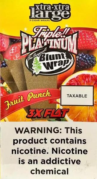 Flat Platinum 3X Fruit Punch