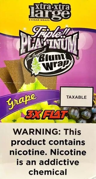 Flat Platinum 3X Grape