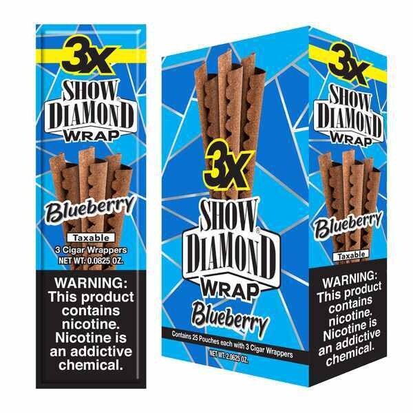 3x Show Diamond Blueberry