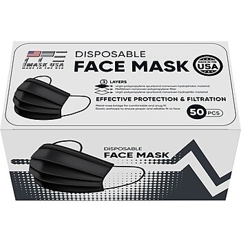 Mascarilla Negra Negro