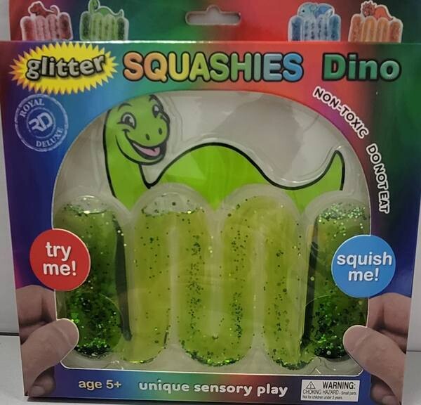 Glitter Squashies Dino