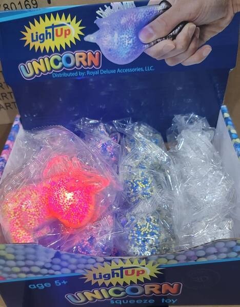 Squeeze Toy Unicorn Light Up