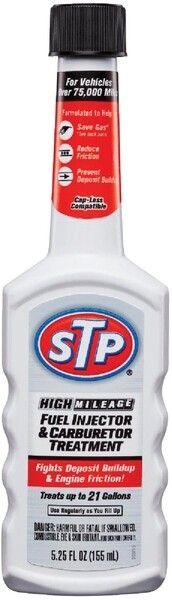 STP High Mileage Fuel Injec Carb Treat 12-5.25oz