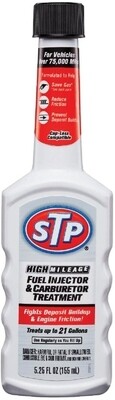 STP High Mileage Fuel Injec Carb Treat 12-5.25oz