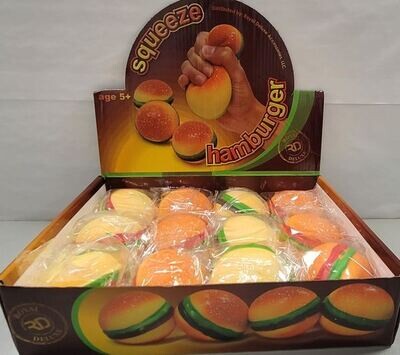 Hamburger Design Squeeze Toy