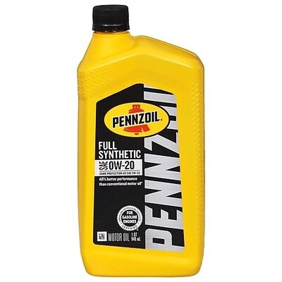 Pennzoil Full Synthetic 0W20 6QT
