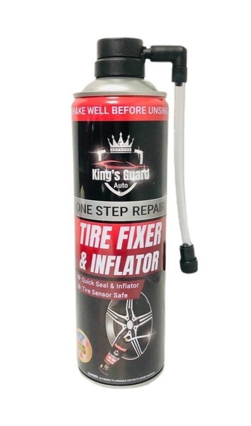 Kings Guard Tire Fixer y Inflator 12-16oz