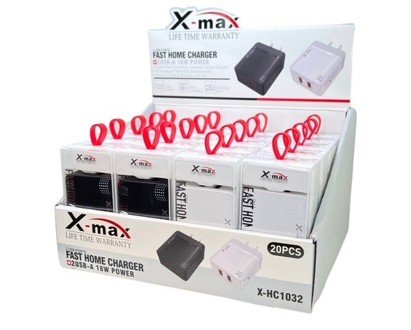 X-max 2 USB Home Charger 10pc