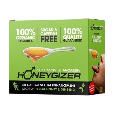 HoneyGizer Real Honey y Ginseng 24pc