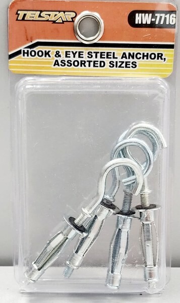 Hook &amp; Eye Steel Anchors