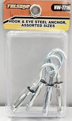 Hook &amp; Eye Steel Anchors
