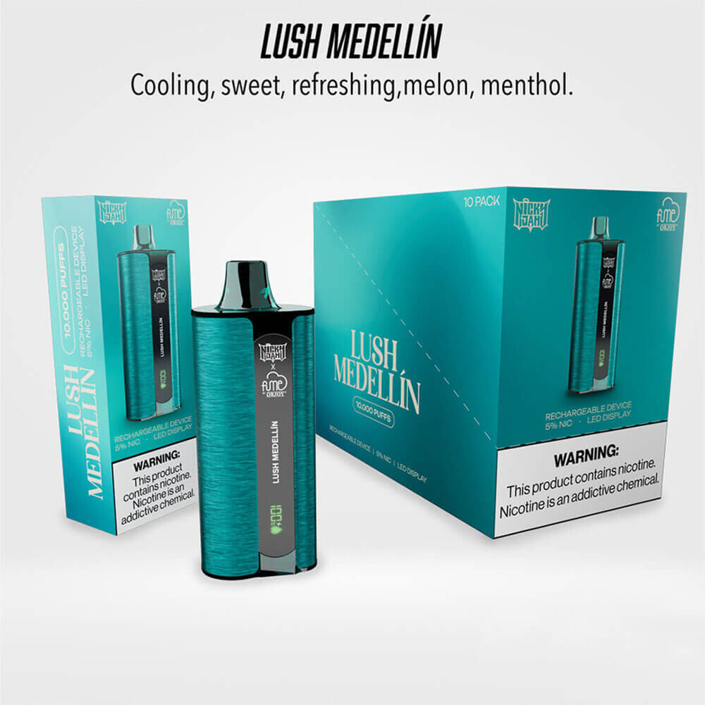 Nicky Jam Lush Medellin 10pc