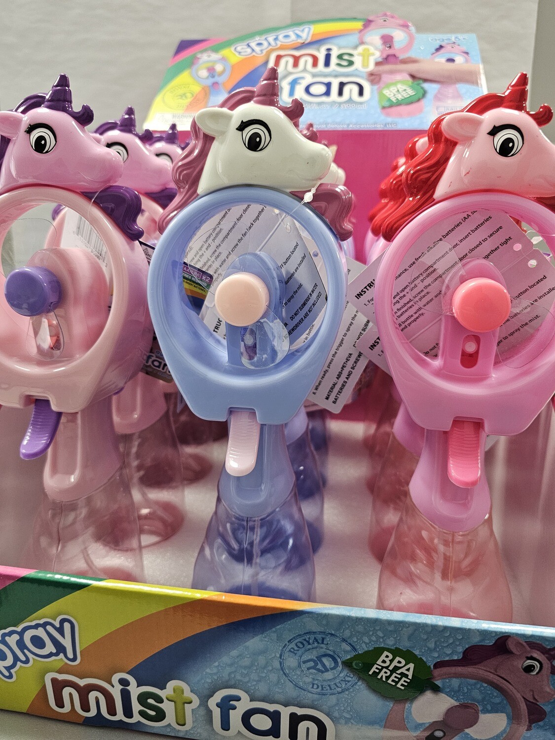 Unicorn Water Spray Fan 12oz