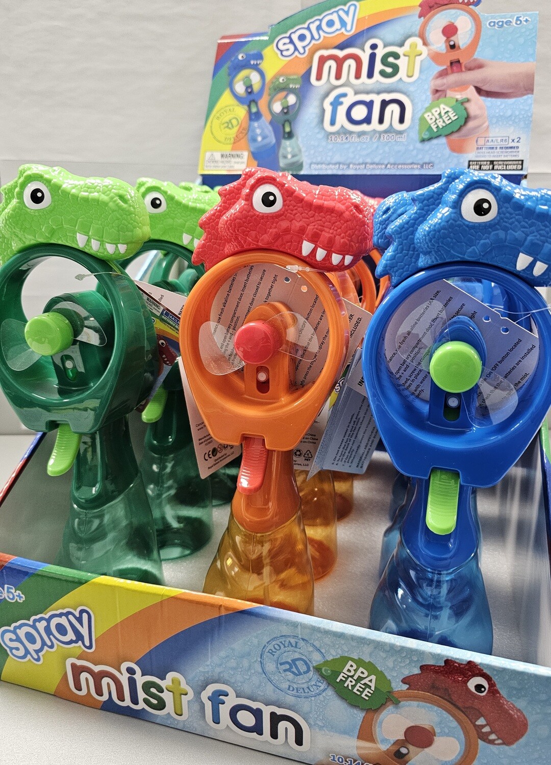 Dinasaur Water Spary fan 12pc