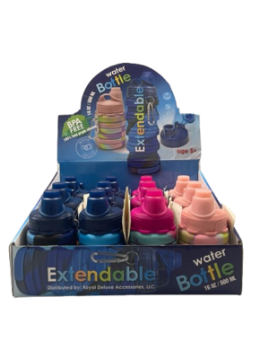 Collapsible Hydration Water Bottles 12pc