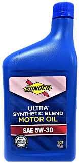 Sunoco Ultra Synthetic Blend 5W-30 12X1 QT
