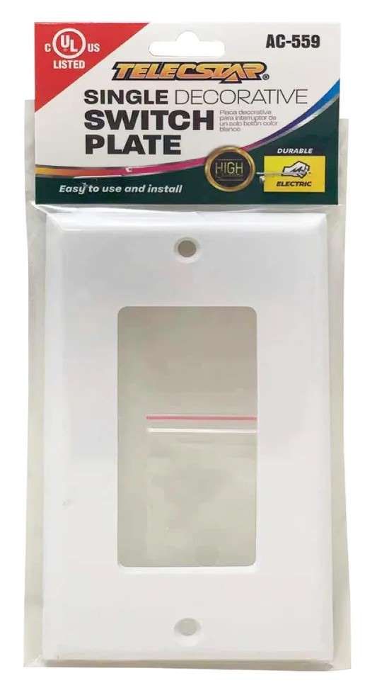 Placa para Interruptor un solo Boton