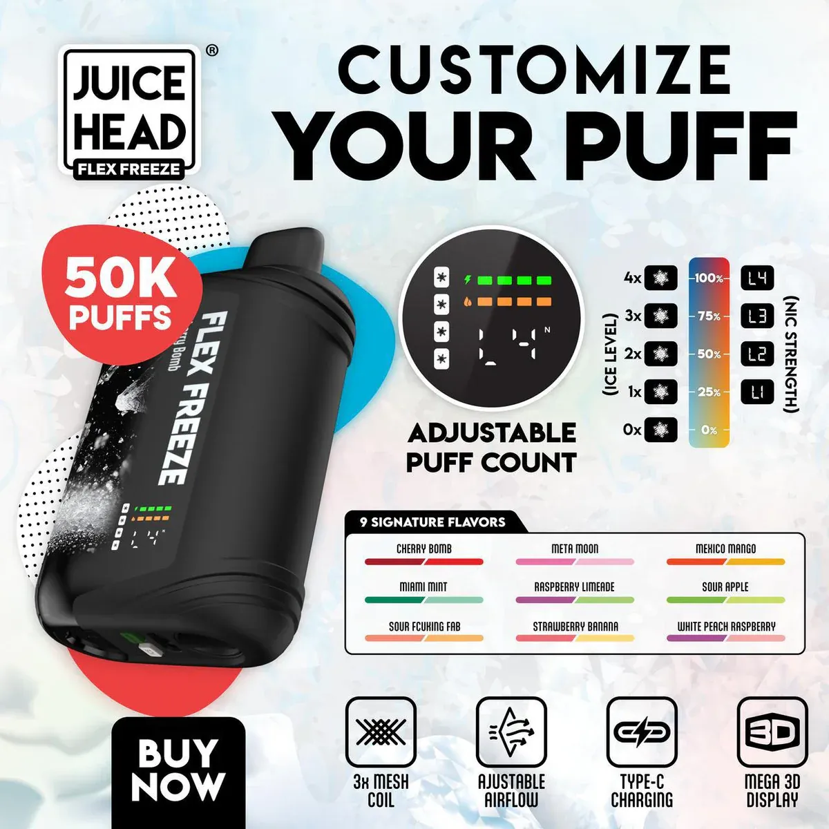Juice Head Raspberry Limeade 5-50K