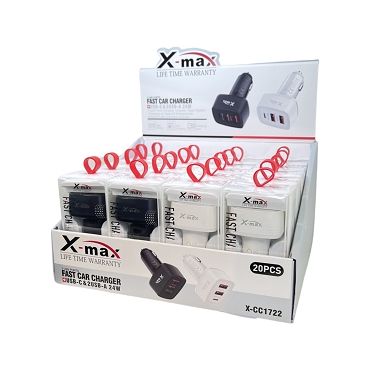 X-max Car USB-C 2 USB 10pc