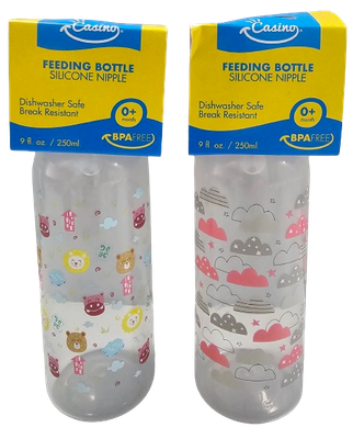 Bot de Bebe Diseno Transp 12-9oz