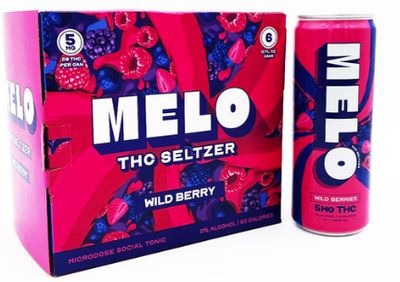 Melo THC Seltzer Wildberry
