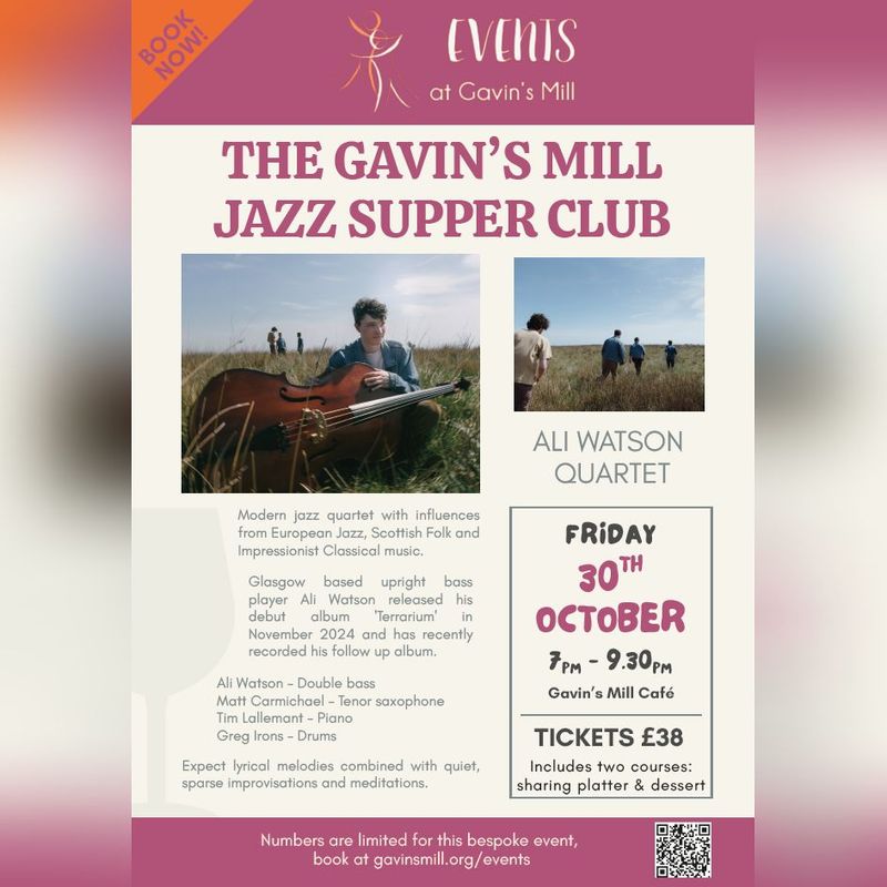 Gavin's Mill Jazz Supper Club - 30.10.2026