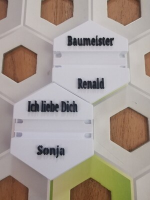 Personalisiertes Element / gerade (Farbauswahl möglich)