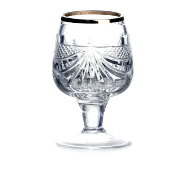 Tumbler set "Gerard" decorated with gold, 50 ml, 6 pcs.