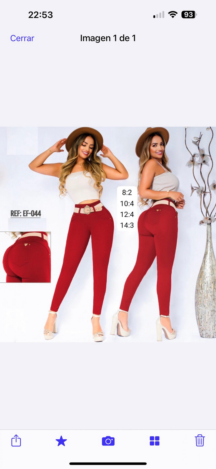 Jean Levanta Cola size 3-4