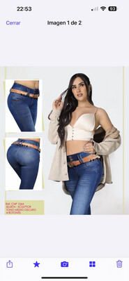 Jean Levanta Cola size 5-6