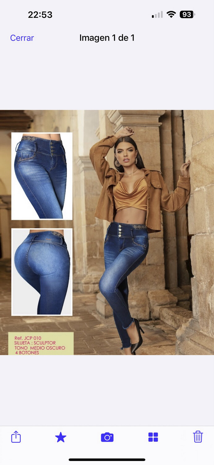 Jean Levanta Cola size 5-6