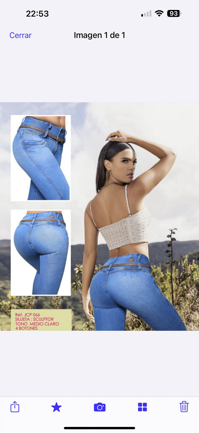 Jean Levanta Cola size 5-6