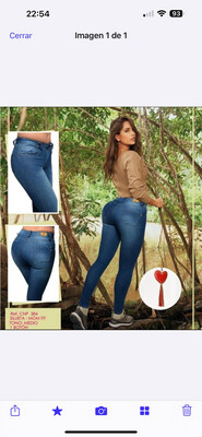 Jean Levanta Cola size 5-6