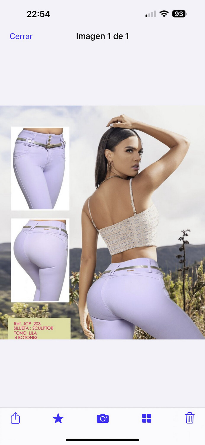 Jean Levanta Cola Size 7-8