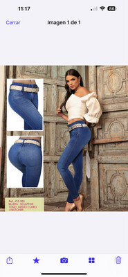 Jean Levanta Cola Size 7-8
