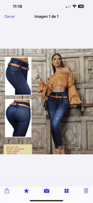 Jean Levanta Cola size 9-10