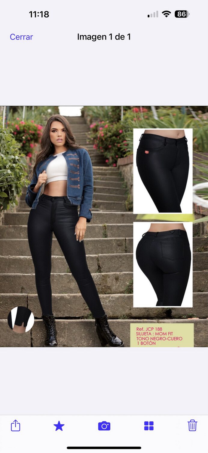 Jean Levanta Cola size 9-10