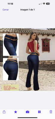 Jean Levanta Cola size 9-10