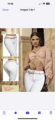 Jean Levanta Cola size 9-10